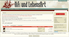 Desktop Screenshot of hifi-und-lebensart.de