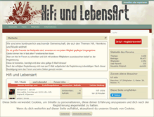 Tablet Screenshot of hifi-und-lebensart.de